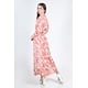 thumbnail image 3 of Vestido camisero de lino estampado Roman Fashion /Juvenil, 2154 (Rosa) rosa G, 3 of 4