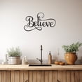 thumbnail image 5 of LaModaHome Exclusive Belive Lettering Wall Decor – Durable & Artistic Metal Wall Art for Home and Office Decor, Perfect for Any Interior Design Aesthetic, 5 of 5