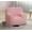 Soft Pink, variant on Olive & Opie Kuddlez Kids/Toddlers Foam Chair with Washable Cover, Soft White