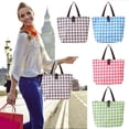 thumbnail image 1 of Bolsa plegable de la compra - Bolsa portátil de tela 600D con capacidad de 10 kg, tamaño grande de 45,5x32x12cm, plegable para fácil almacenamiento, 1 of 7