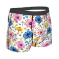 thumbnail image 3 of Daiia Rose Flowers Men's Underwear Boxer Briefs, Cotton Stretch Moisture-Wicking Underwear-Small, 3 of 9