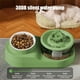 thumbnail image 5 of Comedero Para Gatos Dos En Uno Con Protector De Cuello Y Dispensador Automático De Agua Circulante Comedero De Plástico Verde Para Mascotas, Fácil De Comer Y Limpio (1 Unidad) Rkxzt, 5 of 8