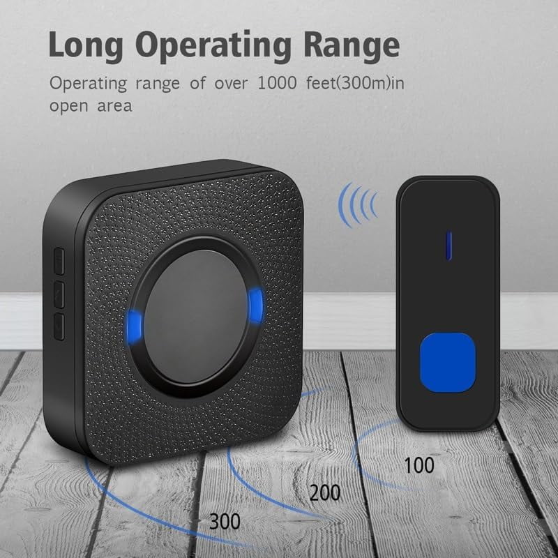Doorbell Electronic Remote Control Dingdong Drag Doorbell Smart Dingdong Waterproof Button for Home