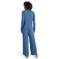 thumbnail image 2 of Jockey Women's Cooling Modal Notch Collar Long Sleeve Top & Pant Set, 2 of 6