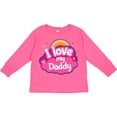 thumbnail image 3 of Inktastic I Love My Daddy Girls Girls Long Sleeve Toddler T-Shirt, 3 of 5