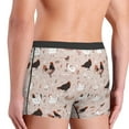 thumbnail image 3 of Uemuo Funny Chicken Pattern Men's Boxer Briefs,Trunk Anti-Chafing,Comfortable, Durable, and Stylish Underwear-Small, 3 of 9