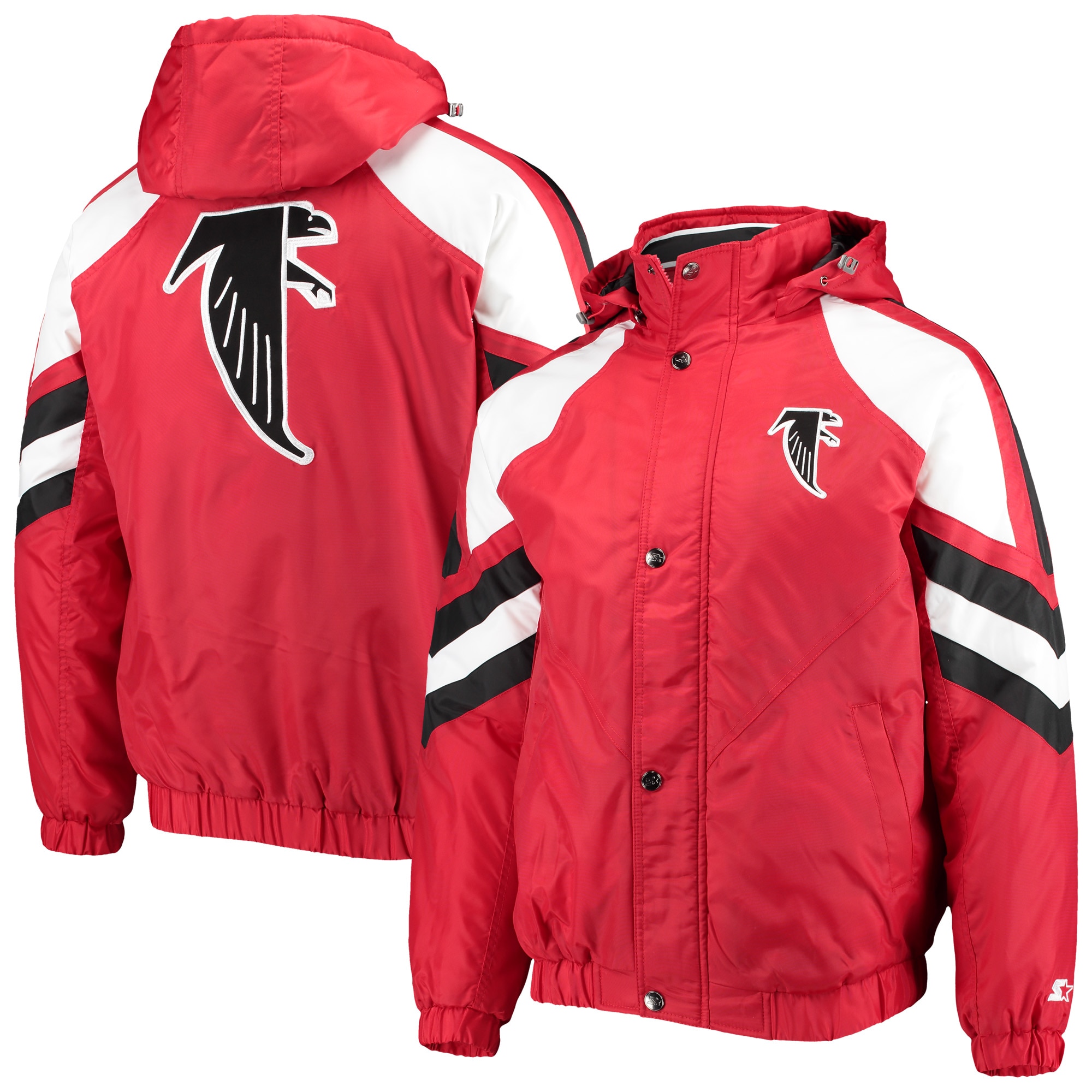 Atlanta Falcons Starter Throwback Pro FullZip Jacket Red