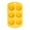 Yellow, variant on Yonrjhukm Fruit-Shaped Silicone Molds for Baking, Freezing & Crafts, Food-Grade, Non-Stick, Flexible & Reinforced, Ideal for Chocolates, Mini Cakes, Gelatin, Soap & Bath Bombs