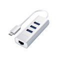 thumbnail image 1 of Satechi ST-TC2N1USB31AS - Hub - 3 x SuperSpeed USB 3.0 + 1 x 10/100/1000 - de Bureau, 1 of 6