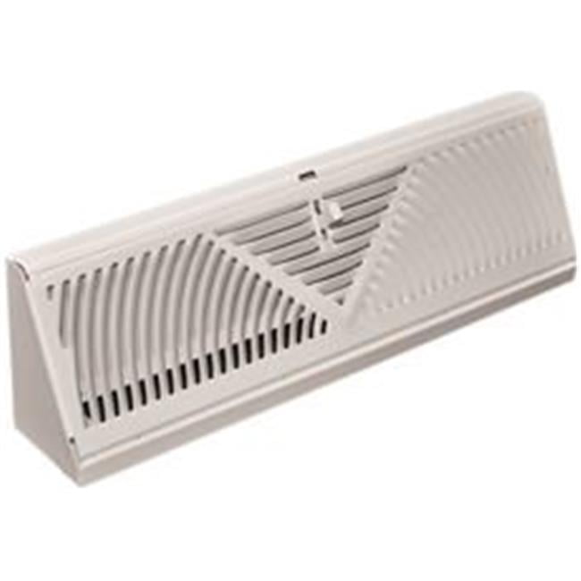 Supply Baseboard Diffuser,White 15 in.