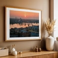 thumbnail image 5 of Sunset over the Daugava, Riga - Riga Latvia Photography Sunset Bridge City Skyline Architecture Scenic Unframed Wall Art Print 4 x 6 inches, 5 of 7