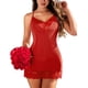 thumbnail image 1 of Camisón Avidlove, lencería, vestido lencero de encaje con cuello en V para mujer, 1 of 5