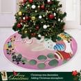 thumbnail image 6 of Coolnut Christmas Tree Skirt, 48", Easter Tree Skirt Double Layers Polyester Easter Tree Skirt for Easter Holiday Party Decoration, 6 of 6