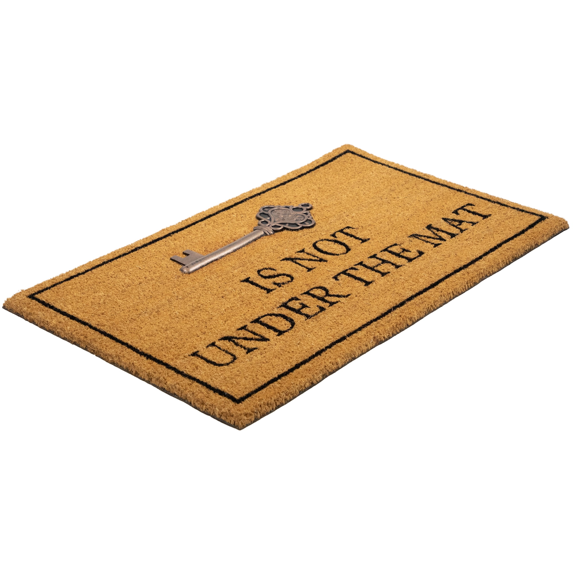 Northlight Key is Not Under the Mat Coir Outdoor Doormat 18" x 30"