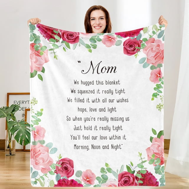 LHSHID Grandma Gifts Blankets from Granddaughter Mothers Day Blanket Gifts for Grandma Birthday Gifts for Grandma Christmas Thanksgiving Gifts Ideas Throw Blankets 50x60in
