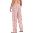 thumbnail image 6 of GZHJMY Moroccan Trellis Men's Pajama Pants, Soft and Comfortable Lounge Sleep Bottoms with Pockets, Men's Sleepwear with Custom Print, Medium, 6 of 7