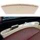 thumbnail image 3 of Caja receptora de cuero PU Bolsillo de almacenamiento con hendidura para asiento de automóvil (Beige) Likrtyny Accesorios para autos y motos, 3 of 9