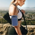 thumbnail image 4 of Hukapapa Lycra hueso reflectante bolso de brazo para teléfono móvil camping al aire libre impermeable bolso para teléfono móvil rosa, 4 of 5