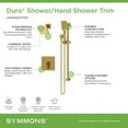 thumbnail image 6 of Symmons S3698BBZ15TRM Duro Hydromersion Pressure Balanced Shower System - Bronze, 6 of 7