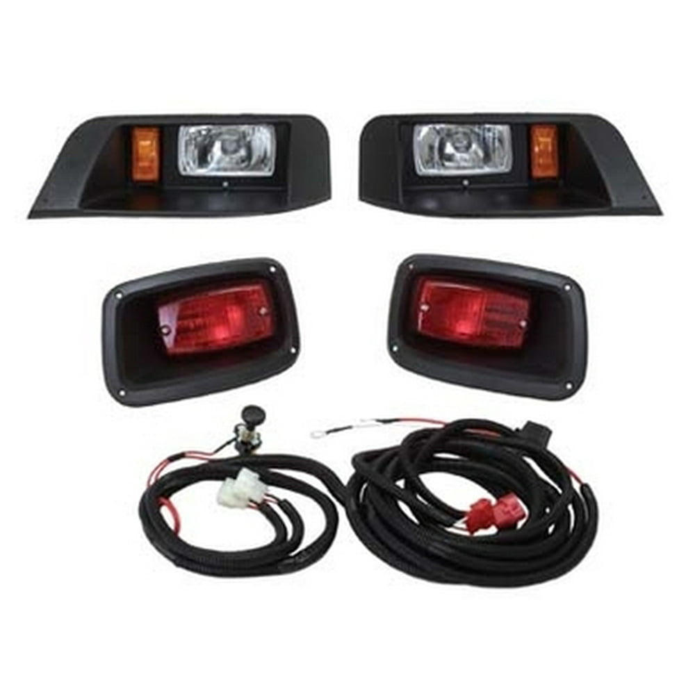 Premium EZGO TXT Golf Cart Headlight Tail Light Kit