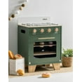 thumbnail image 6 of Robud Kids Wooden Toy Oven Kitchen Play Set Kids Pretend Playset Toy with Play Food for Kids Boys Girls Age 3+,Vintage Green, 6 of 8