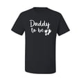 thumbnail image 2 of Wild Bobby, Daddy to Be Pregnancy Reveal Gift Parents to Be, Pop Culture, Men Graphic Tee, Black, Small, 2 of 3
