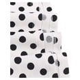 thumbnail image 7 of Sunny Fashion Girls Polka Dot Dresses Short Sleeve V-Neck Knee Length White With Black Dots Retro Casual Summer Daily 4 Years, 7 of 7