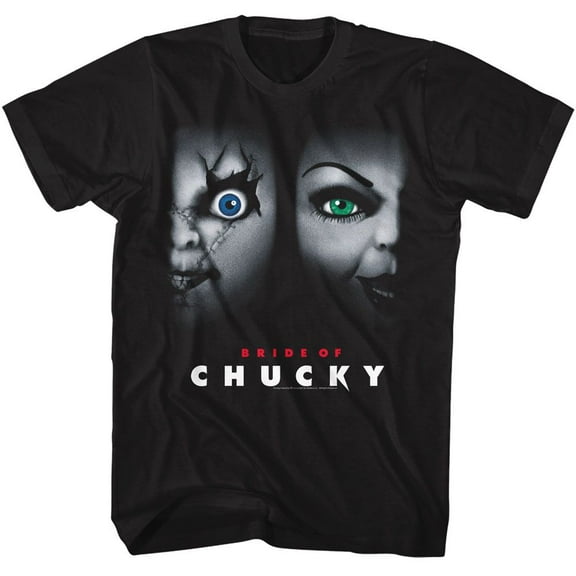 Child's Play Chucky Bride Of Poster Black Adult T-Shirt