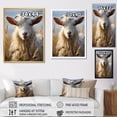 thumbnail image 4 of Designart "Vibrant Portrait of a Goat I" Animals Floater Framed Canvas Art Print, 4 of 7