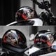 thumbnail image 5 of Casco de motocicleta de medio casco Carat retro de alta calidad, multiusos, diseño clásico, elegante, seguro, cómodo, calcomanías originales, 5 of 5