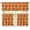 Orange Spider Bat Halloween, variant on Cortinas de Cocina Valance Curtain 53.9x17.7in 3 Pieces Thermal Insulated Light Blocking Sink Basement Cafe for Kitchen Decor