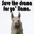thumbnail image 2 of CafePress - Save The Drama For Yo' Llama Infant Creeper - Baby Light Bodysuit, Size Newborn - 24 Months, 2 of 4