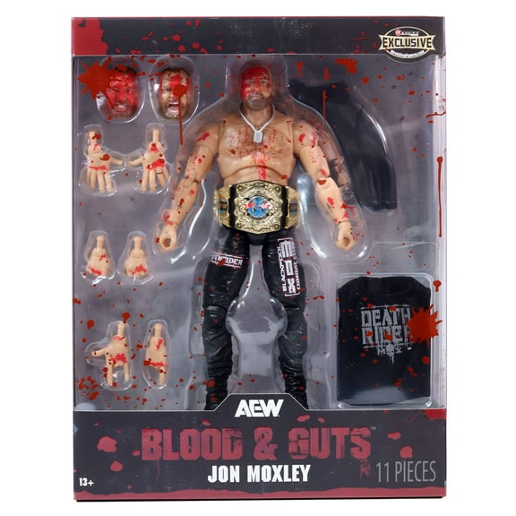 Jon Moxley (Supreme Blood & Guts) - AEW Ringside Exclusive Jazwares AEW Toy Wrestling Action Figure