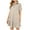 Beige, variant on FcBaudy Short Sleeve Turndown Collar Dress,Womens Dresses,Summer Dresses for Women Women's Summer Solid Color Lapel Short Sleeved Buttoned Open Chest Pleated Ruffled Dress Short Skirt Women Dress
