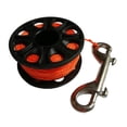 thumbnail image 4 of harayaa Scuba Diving Reel Double Ended Bolt Snap for Spearfishing Underwater Fishing Orange, 4 of 9