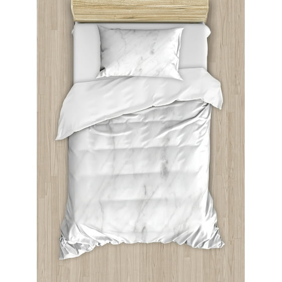 Marble Duvet Cover Set Carrara Tile Surface Organic Marble Duvet Cover Set Carrara Tile Surface Organic Sculpture Style Granite Model Modern Design Decorative Bedding With Pillow Shams