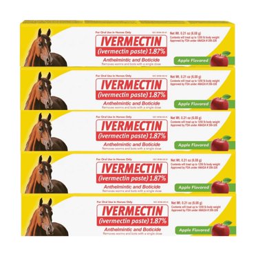 10PCS Pyrantel Paste Wormer, 1.87% Horse Dewormer control of large ...