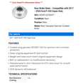 thumbnail image 2 of Rear Brake Rotor - Compatible with 2017 - 2020 Ford F-450 Super Duty 2018 2019, 2 of 2
