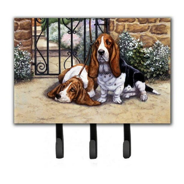 Basset Hound At The Gate Leash Or Key Holder Walmart Com Walmart Com