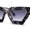 Slate Tortoise - Smoke, variant on Womens Thick Angular Bevel Rim Geometric Cat Eye Sunglasses Beige Tortoise Smoke