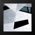 thumbnail image 2 of Van De, Jeroen 12x12 Black Modern Framed Museum Art Print Titled - Facade Lines, 2 of 5