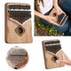thumbnail image 4 of Instrumento Musical Portátil Mbira Dedo Piano Pulgar 17 Regalos Clave (caqui), 4 of 9