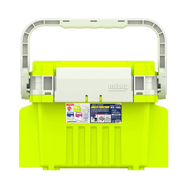 Caja Pesca Carpa Aparejos Alta Capacidad para () Amarillo