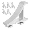 thumbnail image 1 of Miangastore 6 Pcs Clips d'Étagère de Réfrigérateur Support d'Étagère de Refroidisseur Petit Clip Aluminium Support d'Étagère de Refroidisseur Clips, 1 of 8