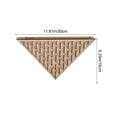 thumbnail image 3 of Wall-Mounted Storage Rack Triangle Wall Planter Shelf Beige Wooden Hanging Shelf for Plants and Decor Boho Wall Mounted Storage Unit(1Pc) by JASKFLY, 3 of 6