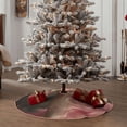 thumbnail image 5 of Daiia Haired White Horse Drawing Merry Christmas Tree Skirt , Xmas Large Lace-up Tree Skirt, Santa Snowflakes Rustic Home Decorations New Year Party Farmhouse Decor-30", 5 of 7