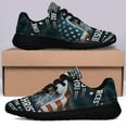thumbnail image 3 of Memorial Day Patriotic Eagle Veteran Only Two Defining Forces Have Ever Offered To Die For You Shoes Sneakers Black Size 8.5, 3 of 7