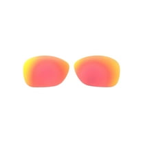 Walleva Fire Red Polarized Replacement Lenses for Oakley Conquest Sunglasses