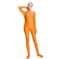 thumbnail image 3 of SPEERISE Body de licra con pies para mujer, mono Zentai sexy de cuello alto, mono de cuerpo entero para baile, mono de Halloween, 3 of 5