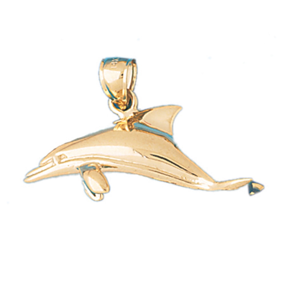Jewels Obsession Dolphin Necklace Rhodium-plated 925 Silver Dolphin Pendant with 16 Necklace 